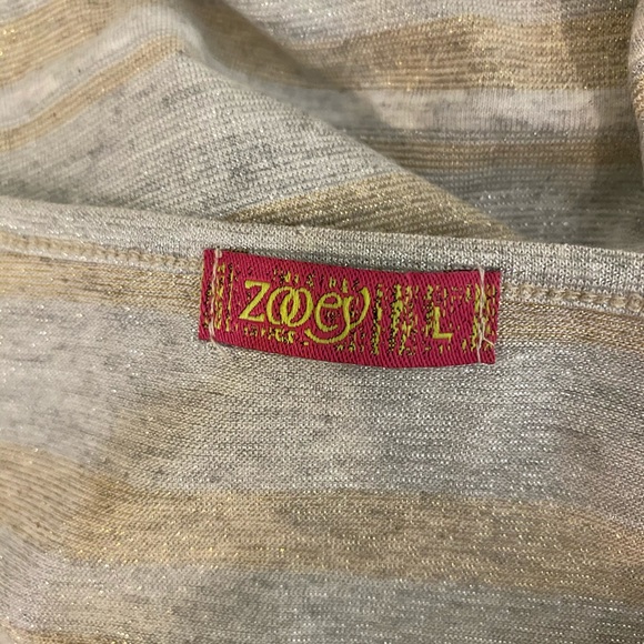 Zooey Metallic Striped Mini Dress - Picture 5 of 7